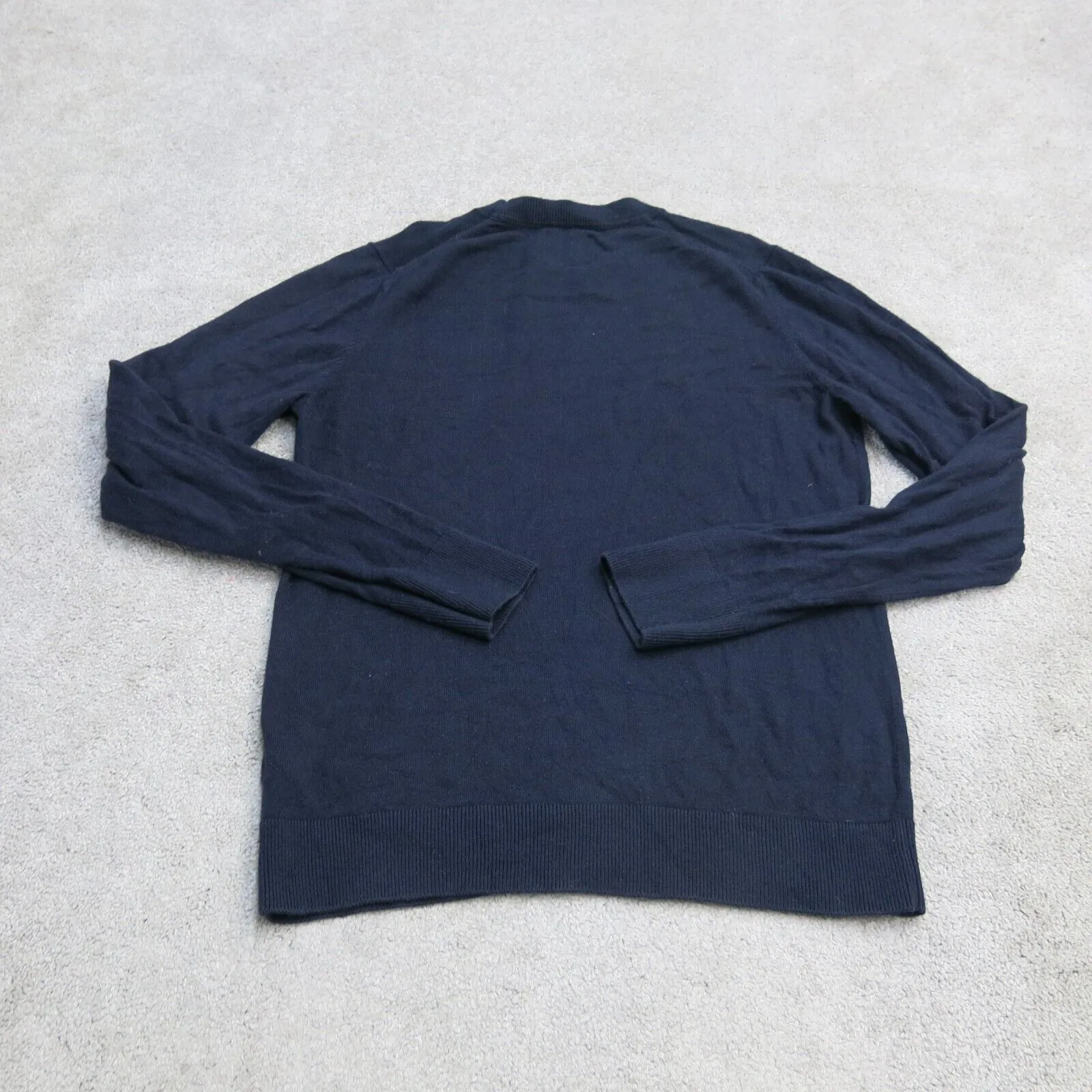 Abercrombie & Fitch Sweater Womens Medium Blue Crew Neck Sweatshirt Long Sleeve