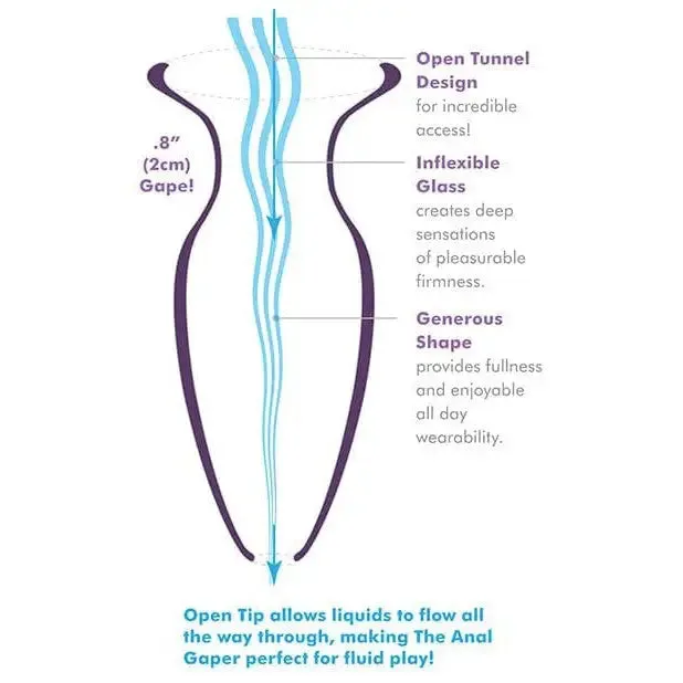 Anal Fantasy Elite Clear Beginners Anal Glass Gaper