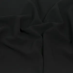 Black Double Weave Suiting Fabric 962
