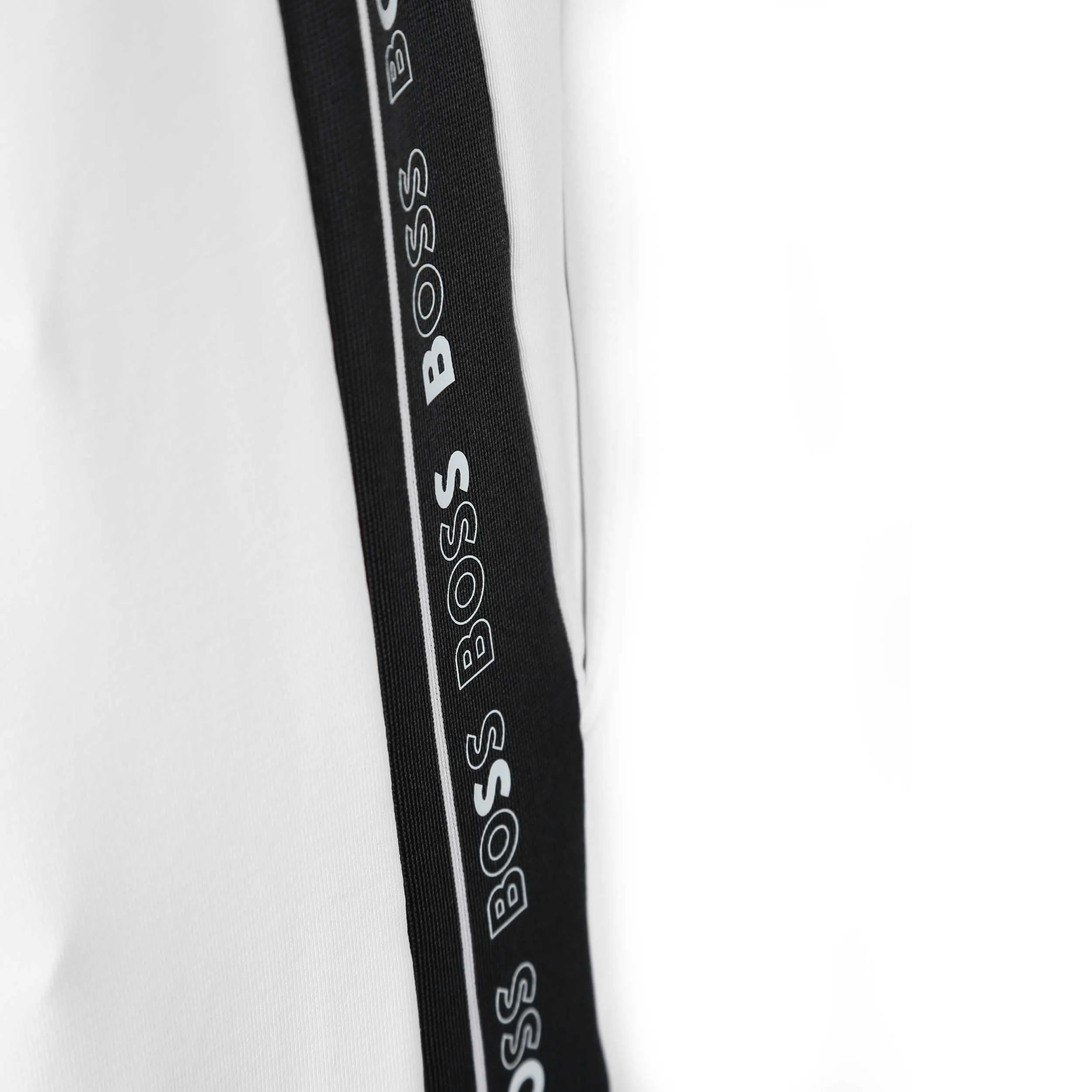 BOSS Headlo Gym Sweat Short in White