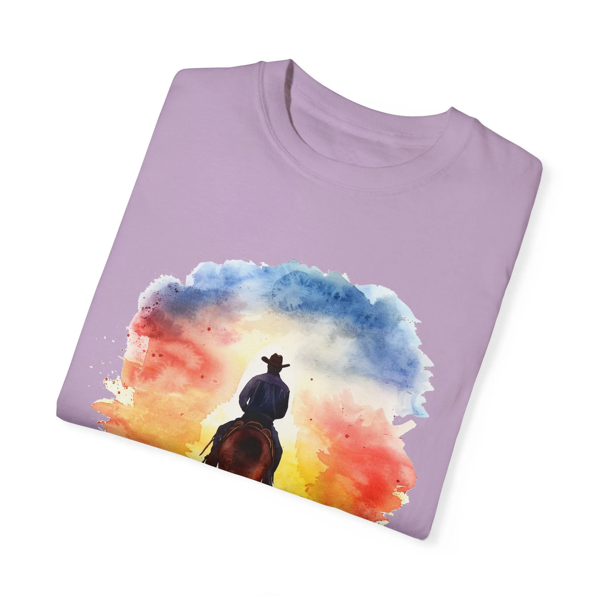 Cowboy Ride Away Comfort Colors 1717 Unisex Garment-Dyed T-shirt