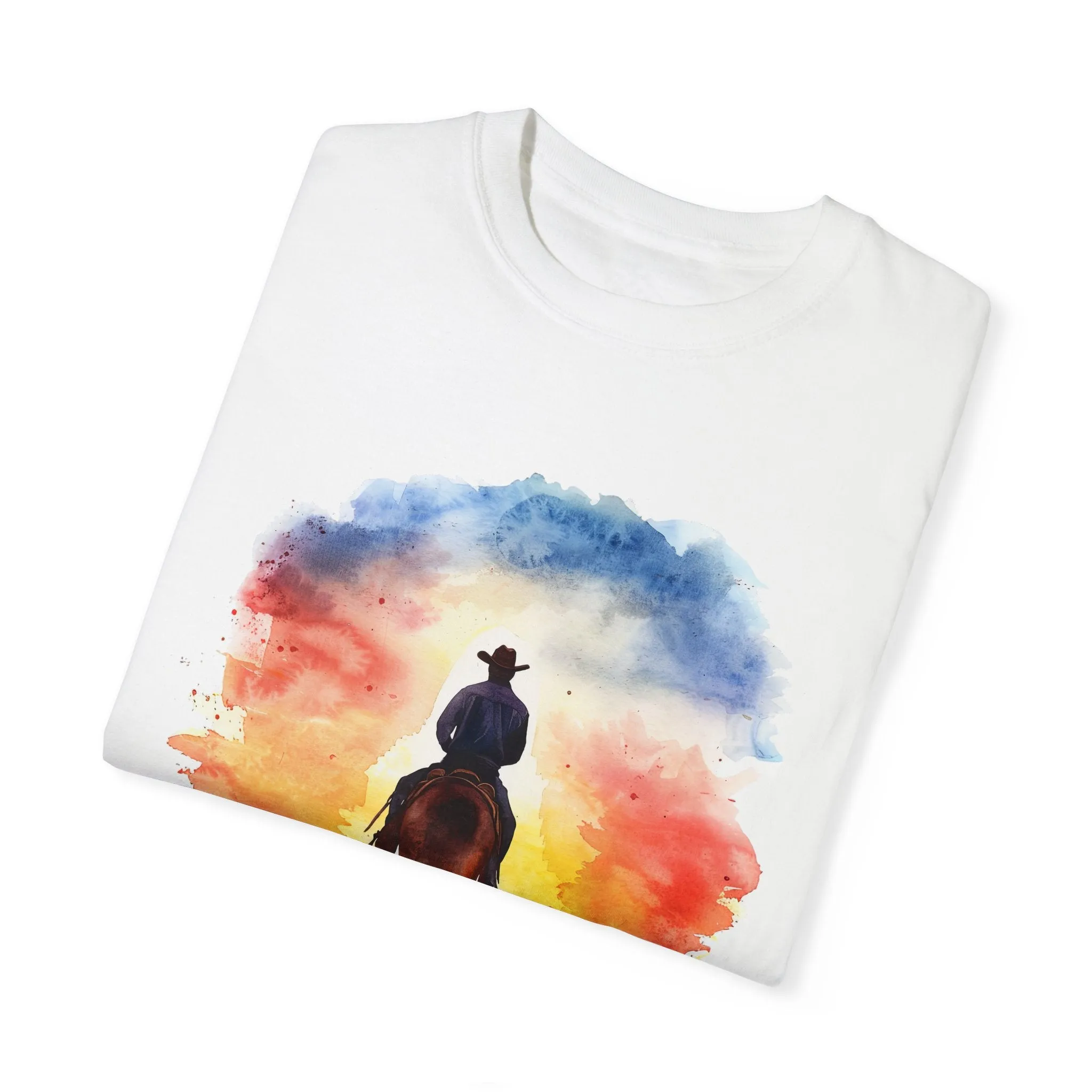 Cowboy Ride Away Comfort Colors 1717 Unisex Garment-Dyed T-shirt