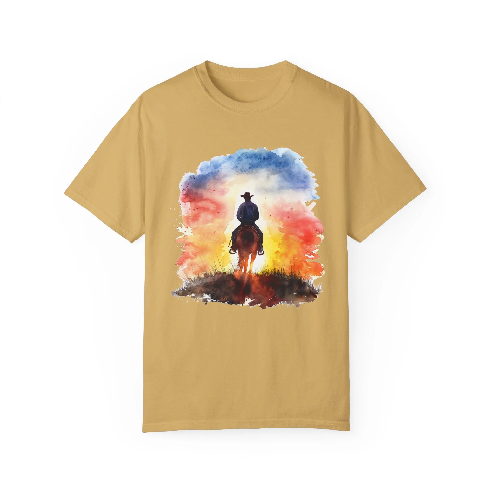 Cowboy Ride Away Comfort Colors 1717 Unisex Garment-Dyed T-shirt
