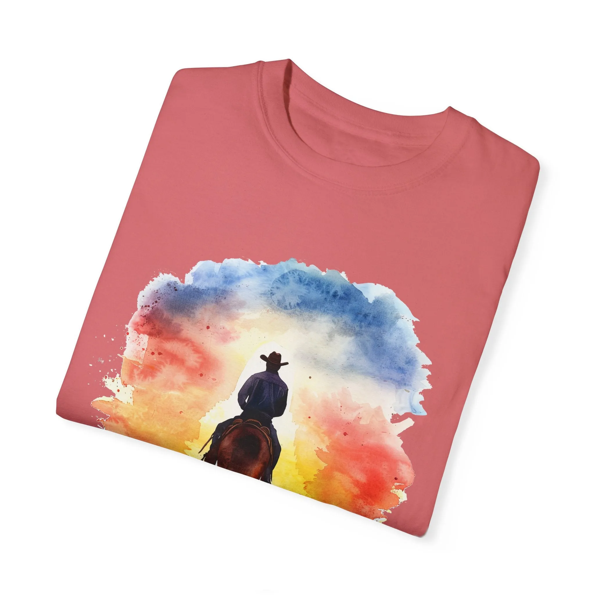 Cowboy Ride Away Comfort Colors 1717 Unisex Garment-Dyed T-shirt