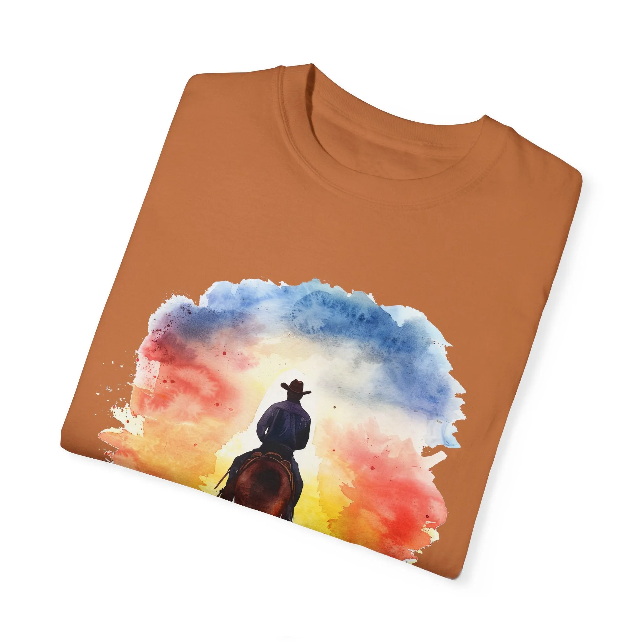 Cowboy Ride Away Comfort Colors 1717 Unisex Garment-Dyed T-shirt