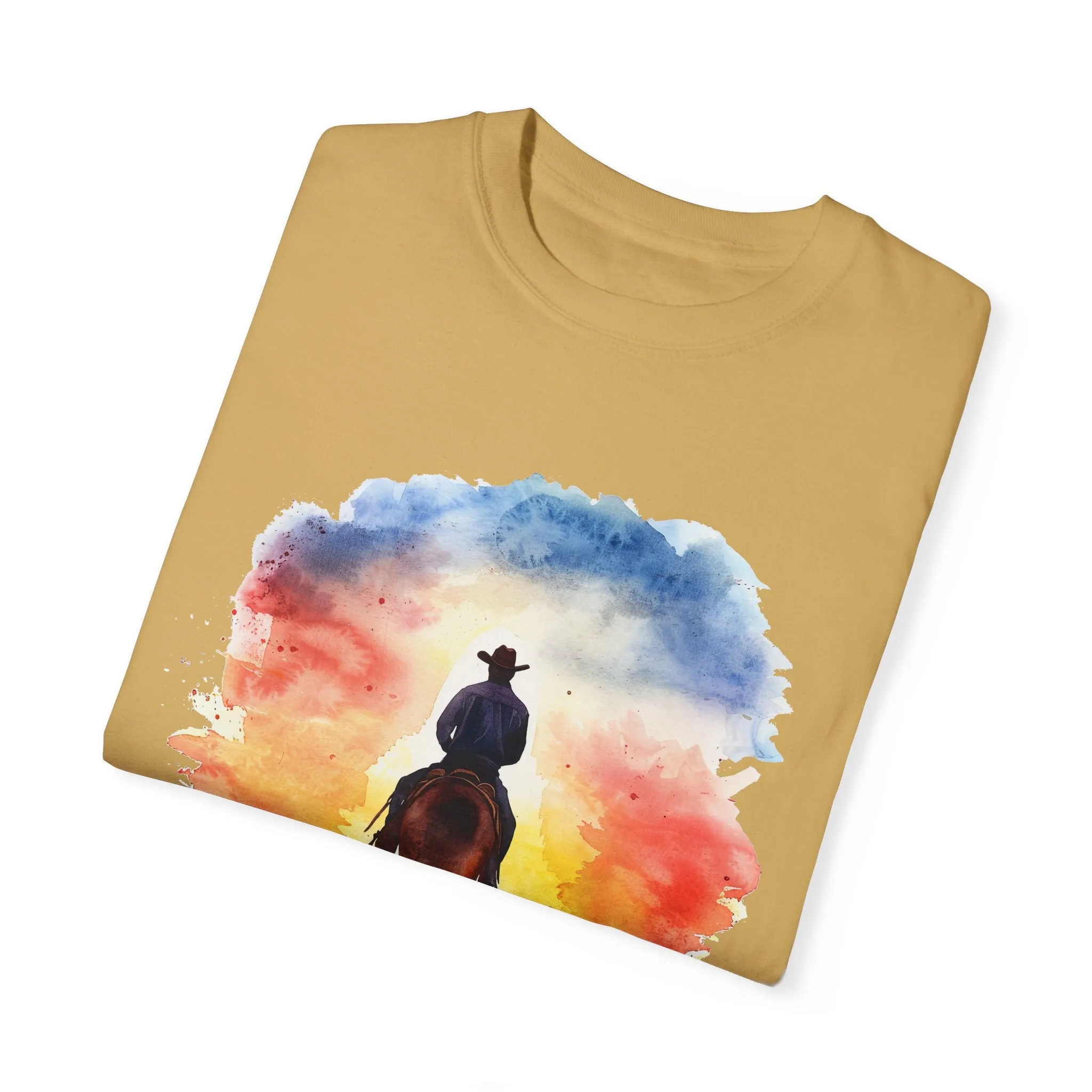 Cowboy Ride Away Comfort Colors 1717 Unisex Garment-Dyed T-shirt