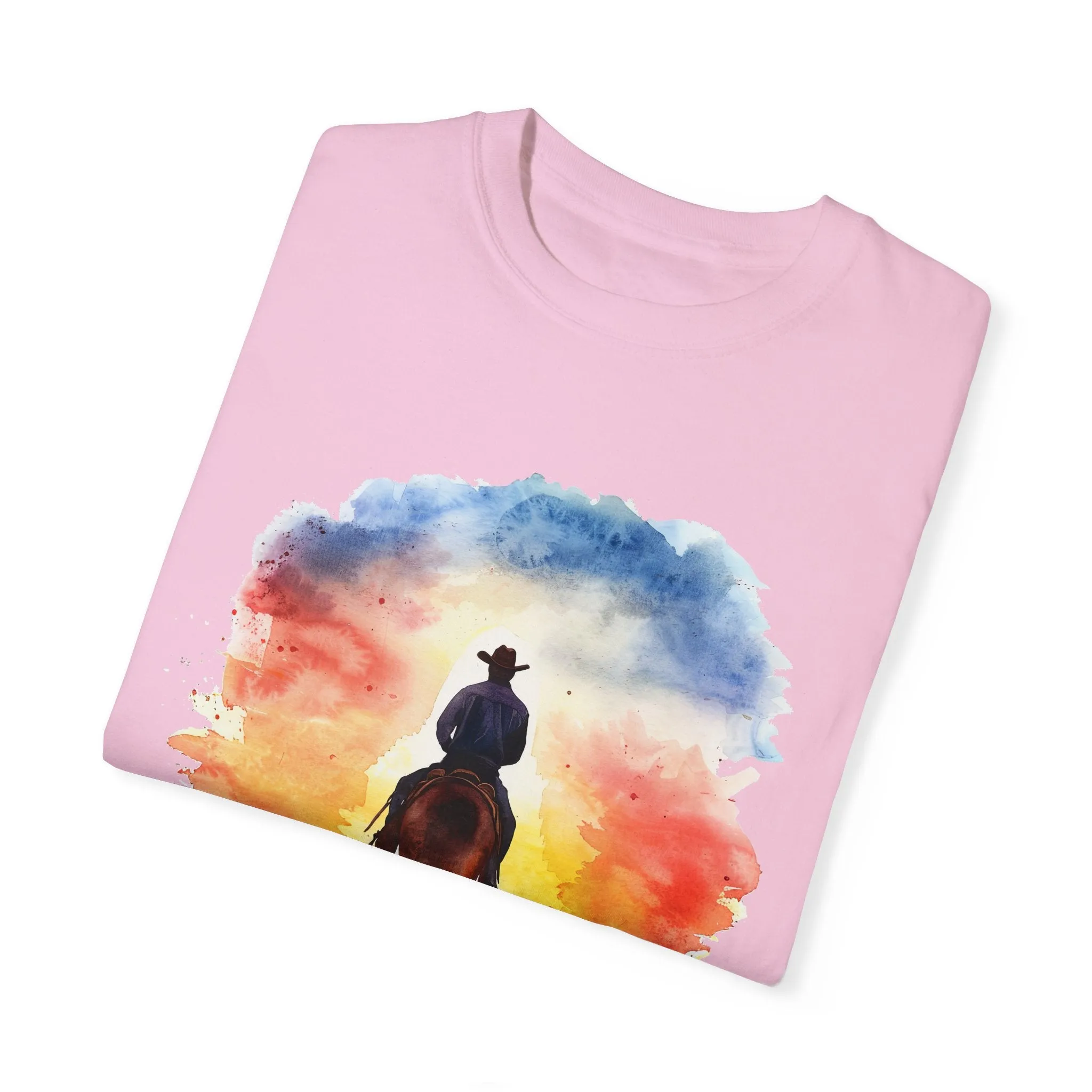 Cowboy Ride Away Comfort Colors 1717 Unisex Garment-Dyed T-shirt