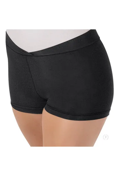 Eurotard 44754 Womens Microfiber V Front Booty Shorts