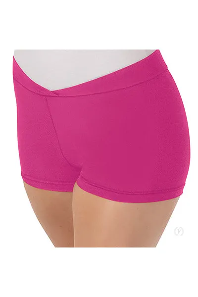 Eurotard 44754 Womens Microfiber V Front Booty Shorts