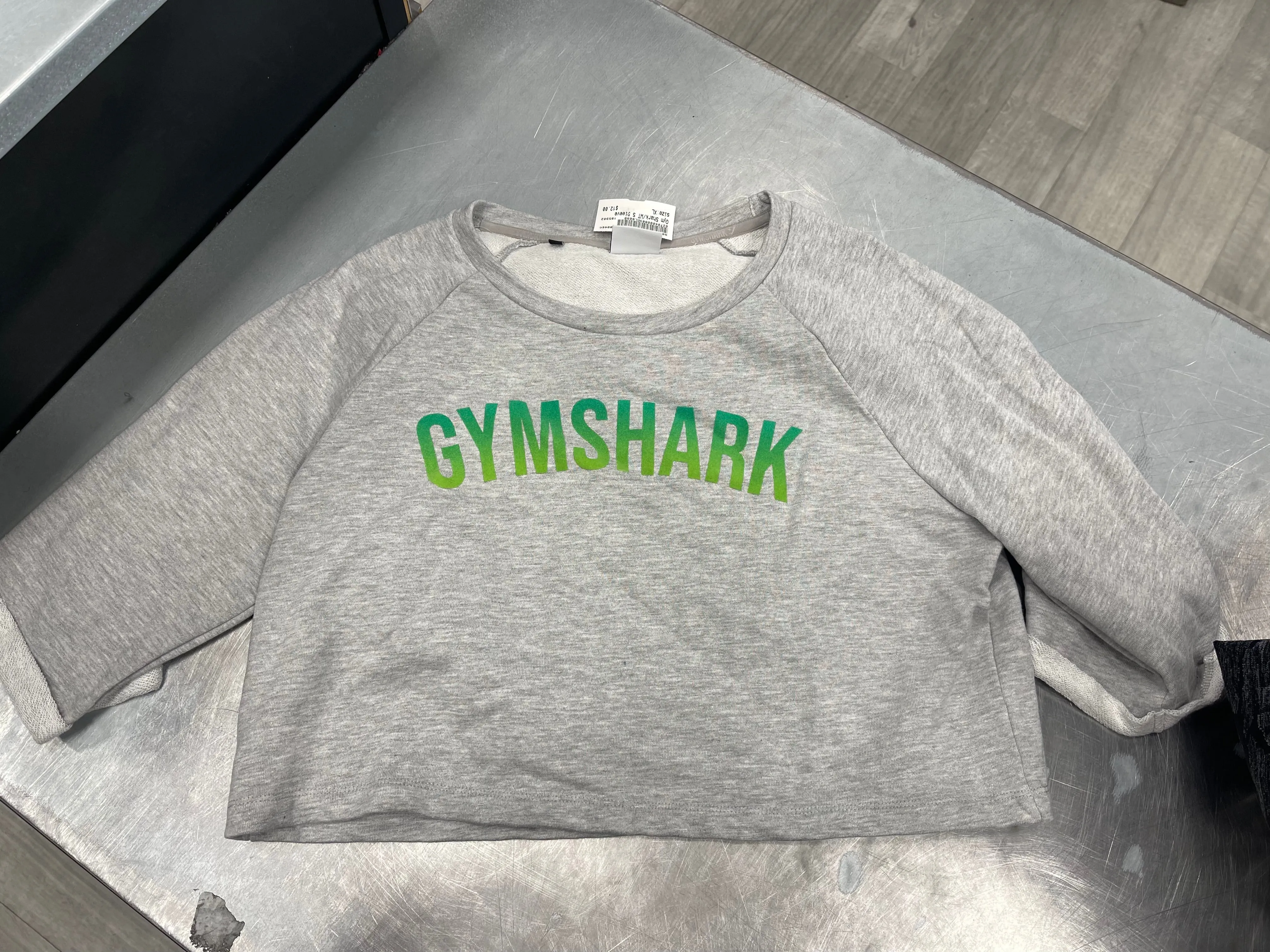 Gym Shark Short Sleeve Top Size Extra Large
