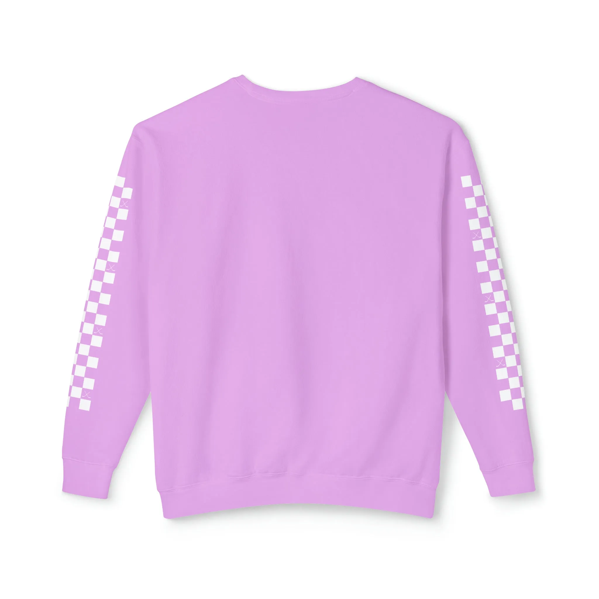 Hockey Mama Square Arms Unisex Lightweight Crewneck Sweatshirt