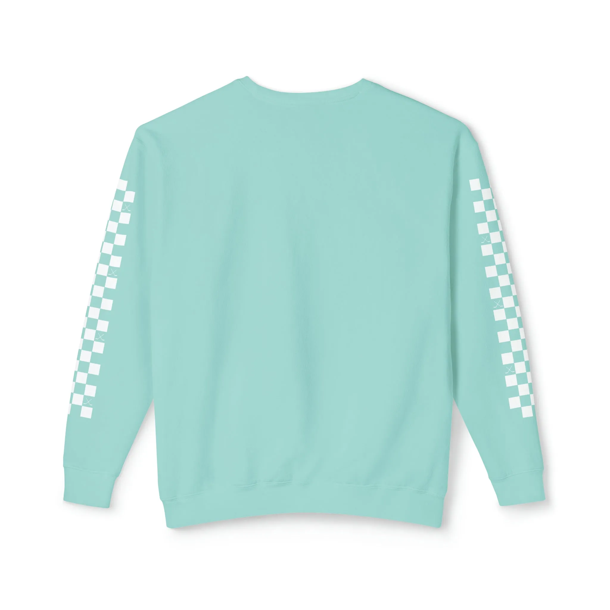 Hockey Mama Square Arms Unisex Lightweight Crewneck Sweatshirt