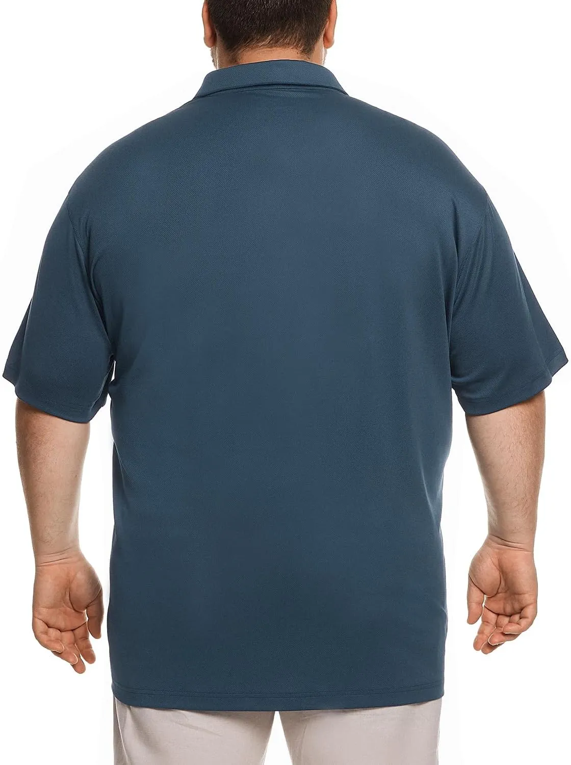 HOdo Big and Tall Mens Polo Shirt Moisture Wicking Sport Golf Shirts 2XL-6XL