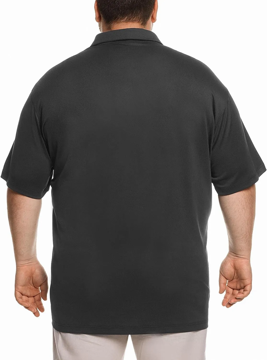 HOdo Big and Tall Mens Polo Shirt Moisture Wicking Sport Golf Shirts 2XL-6XL
