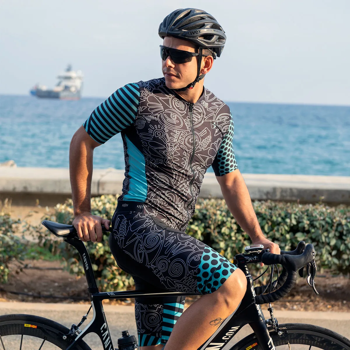 Men's clothing set Polka lines
