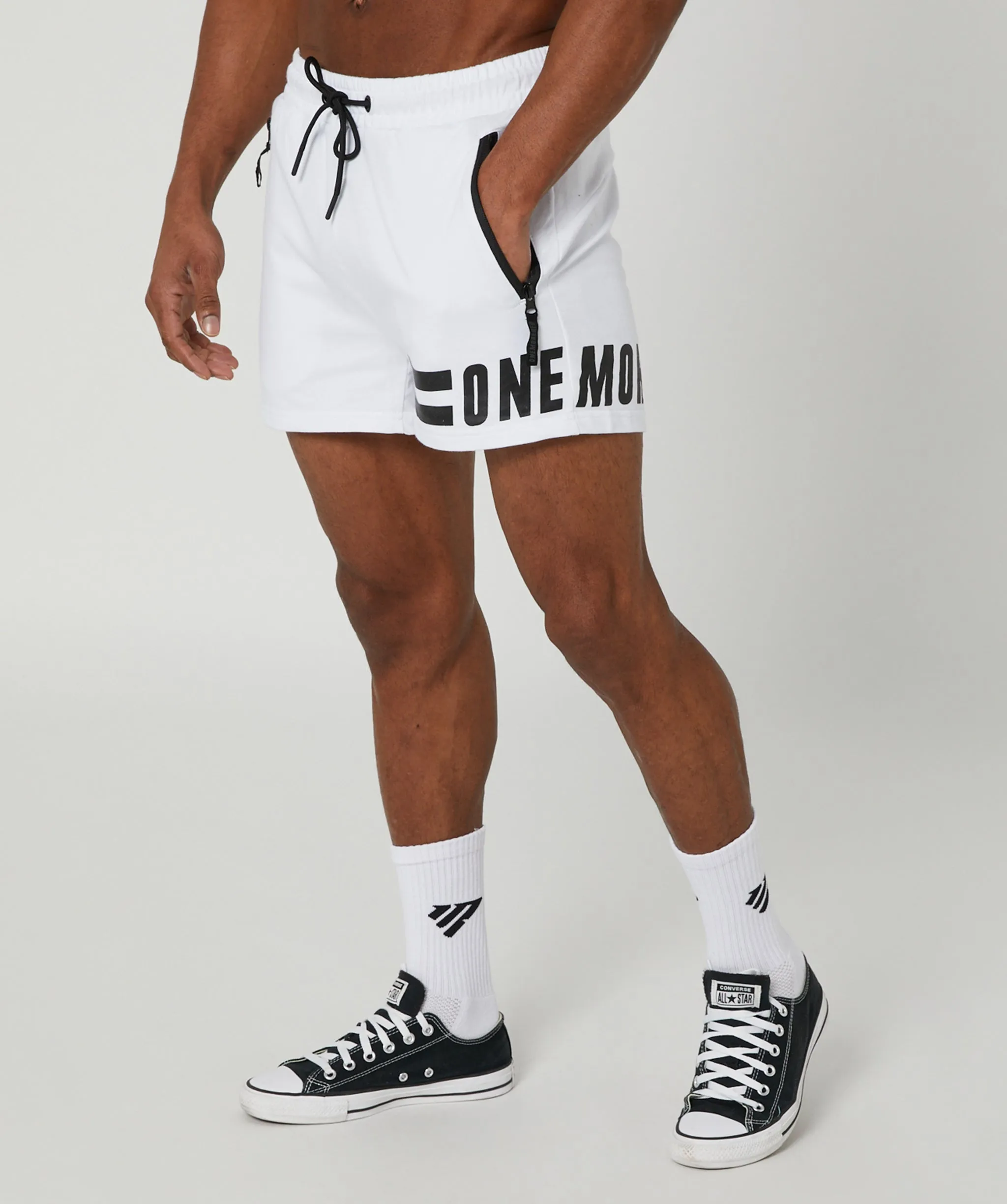 Muscle Shorts White
