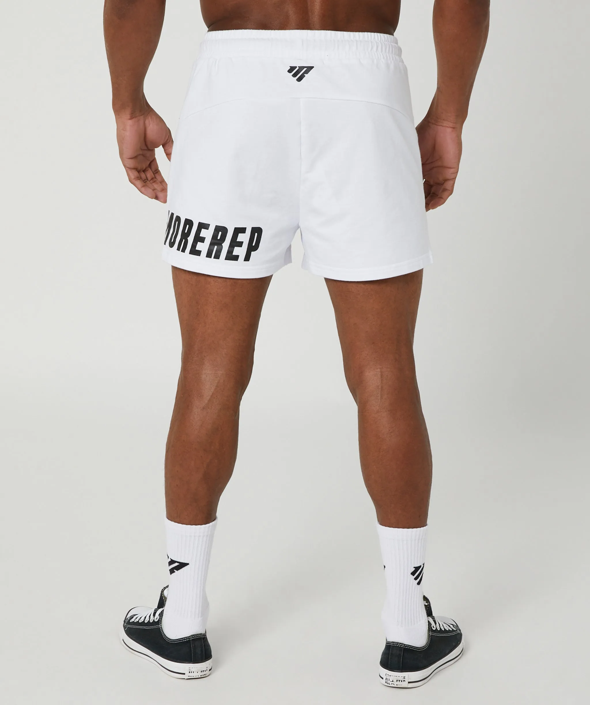 Muscle Shorts White