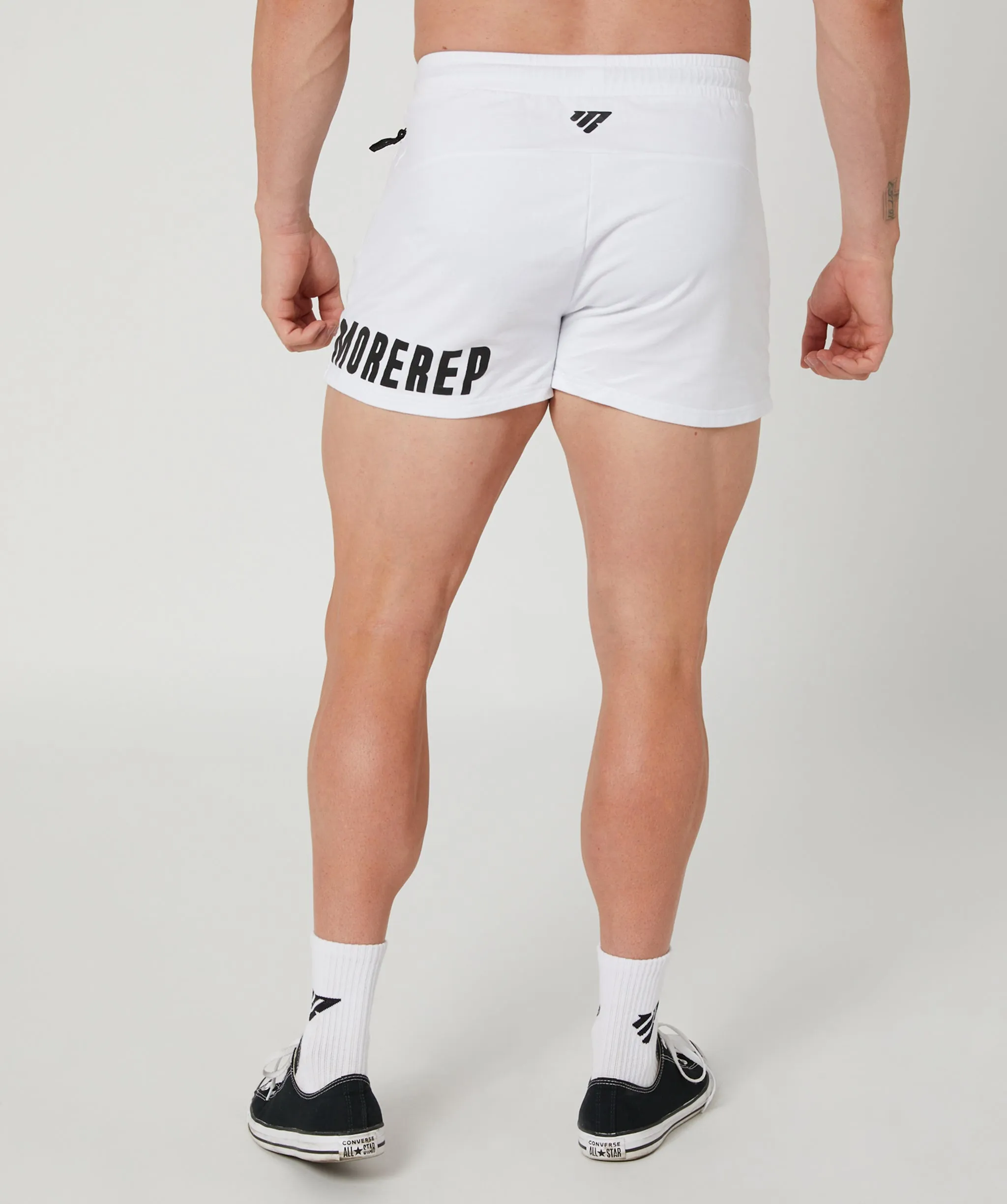 Muscle Shorts White
