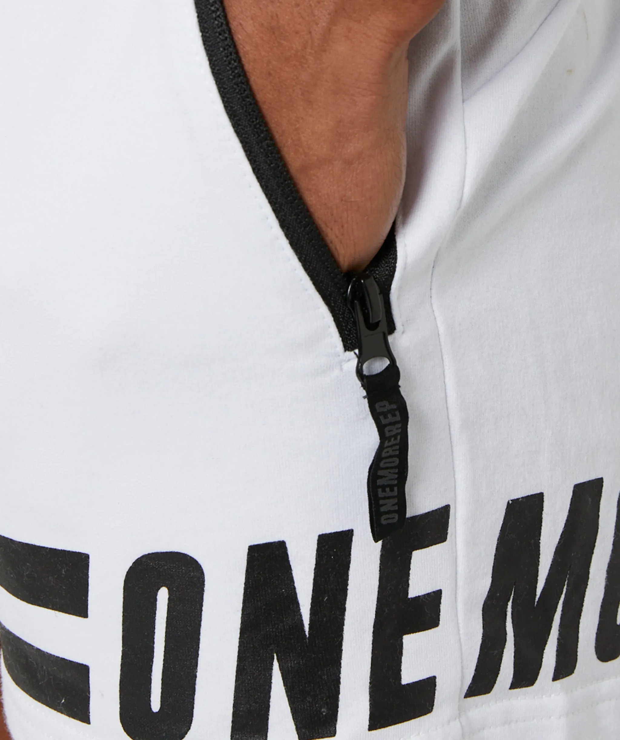 Muscle Shorts White