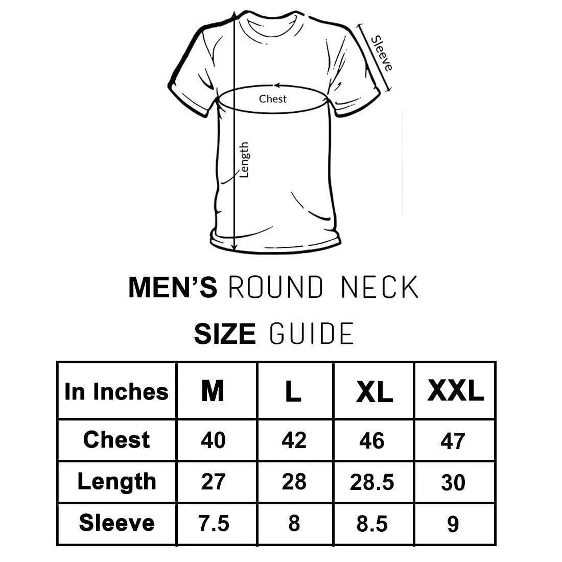 Nutcase Designer Round Neck Men's T-Shirt Wrinkle-Free Poly Cotton Tees - Serial Chiller Black