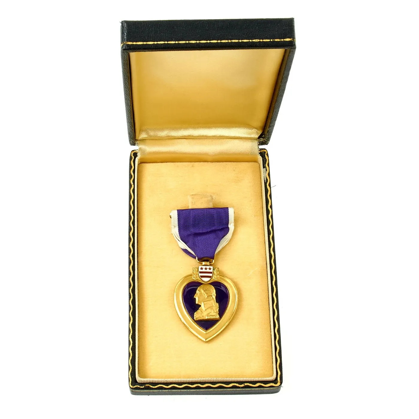 Original U.S. WWII USS Indianapolis KIA Named Purple Heart Medal with Documentation