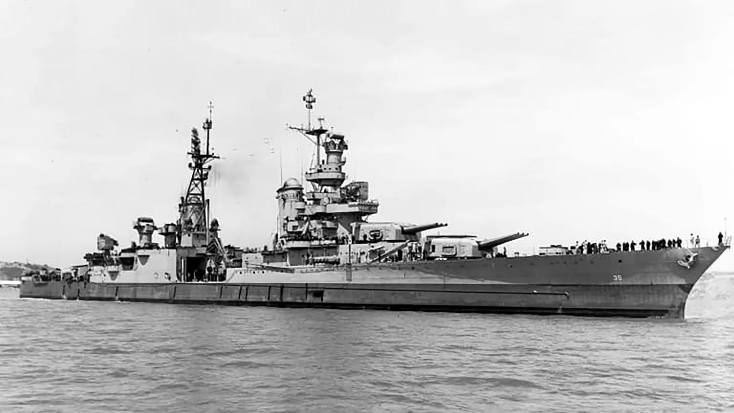 Original U.S. WWII USS Indianapolis KIA Named Purple Heart Medal with Documentation