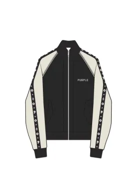 Purple Brand Monogram Raglan Track Jacket