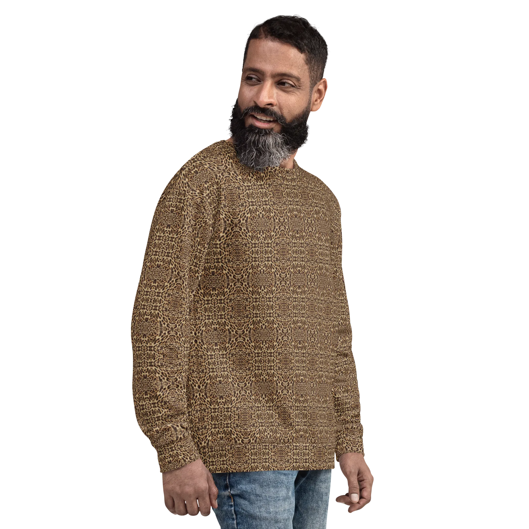 Recursia Contemplative Jaguar II Men's Sweatshirt