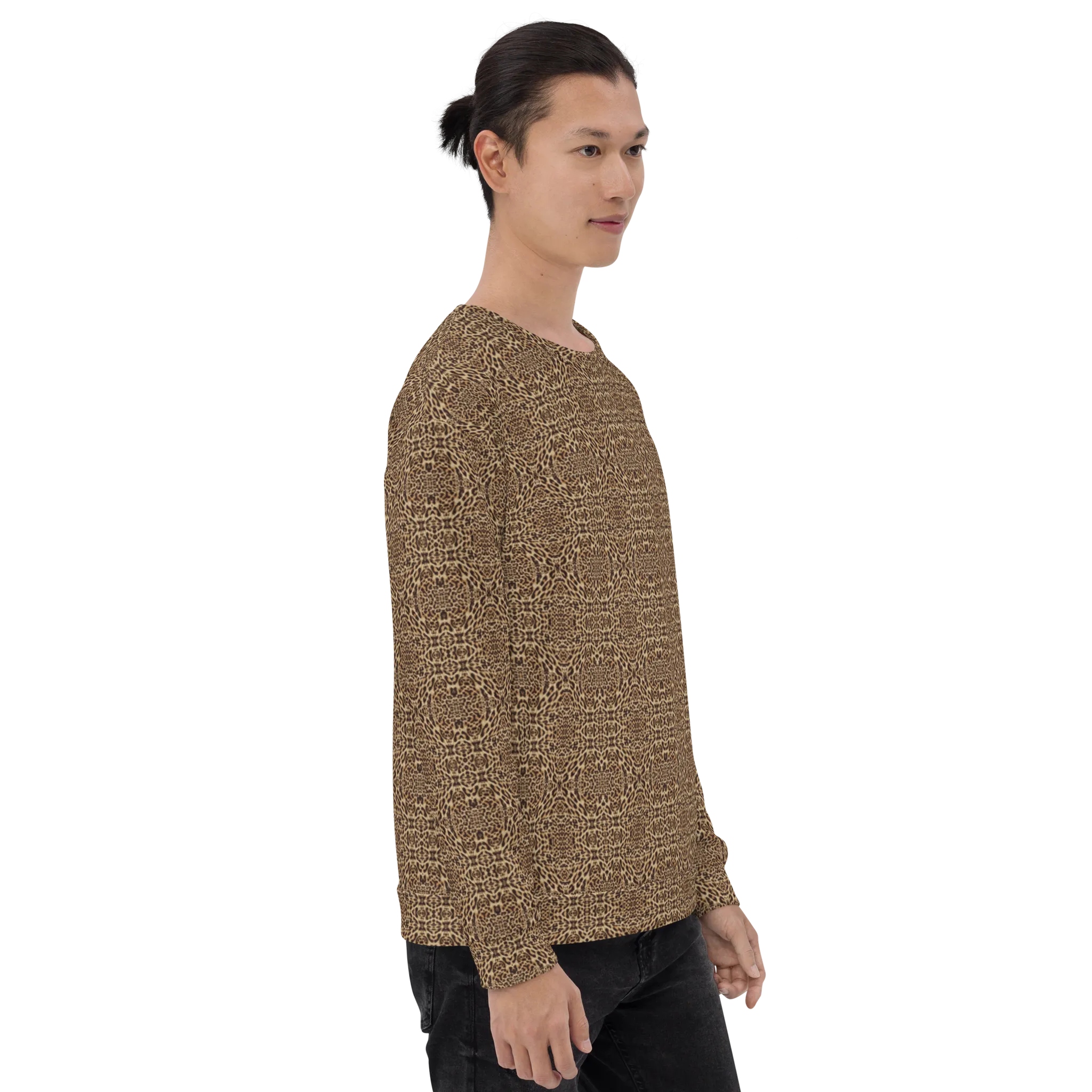 Recursia Contemplative Jaguar II Men's Sweatshirt