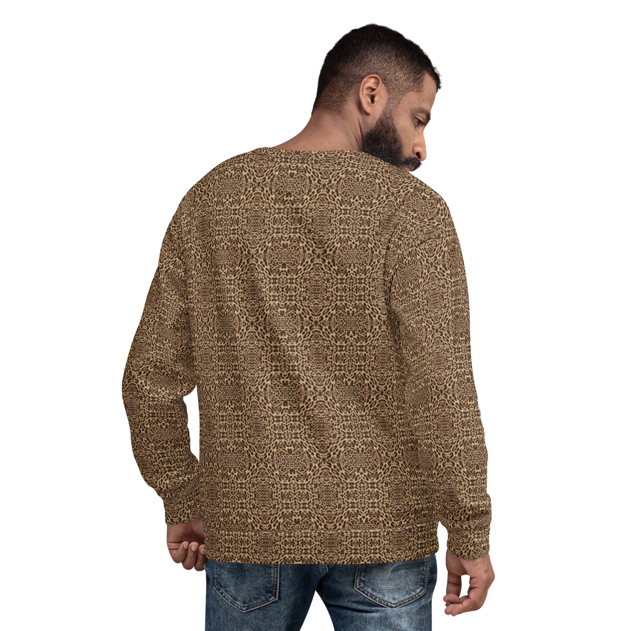 Recursia Contemplative Jaguar II Men's Sweatshirt