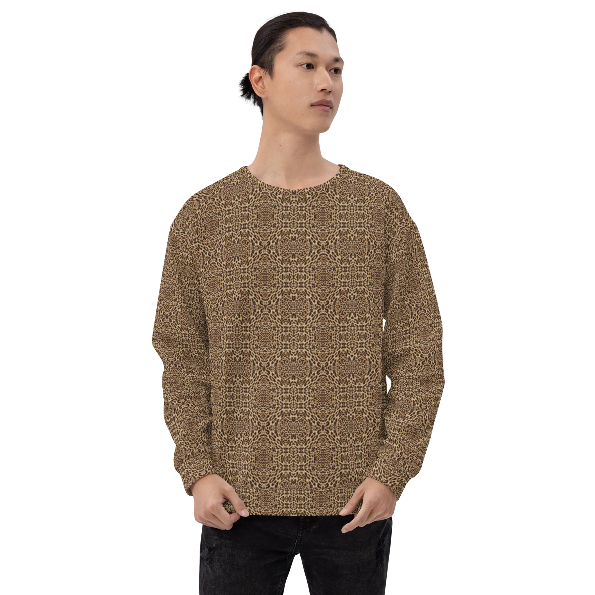 Recursia Contemplative Jaguar II Men's Sweatshirt