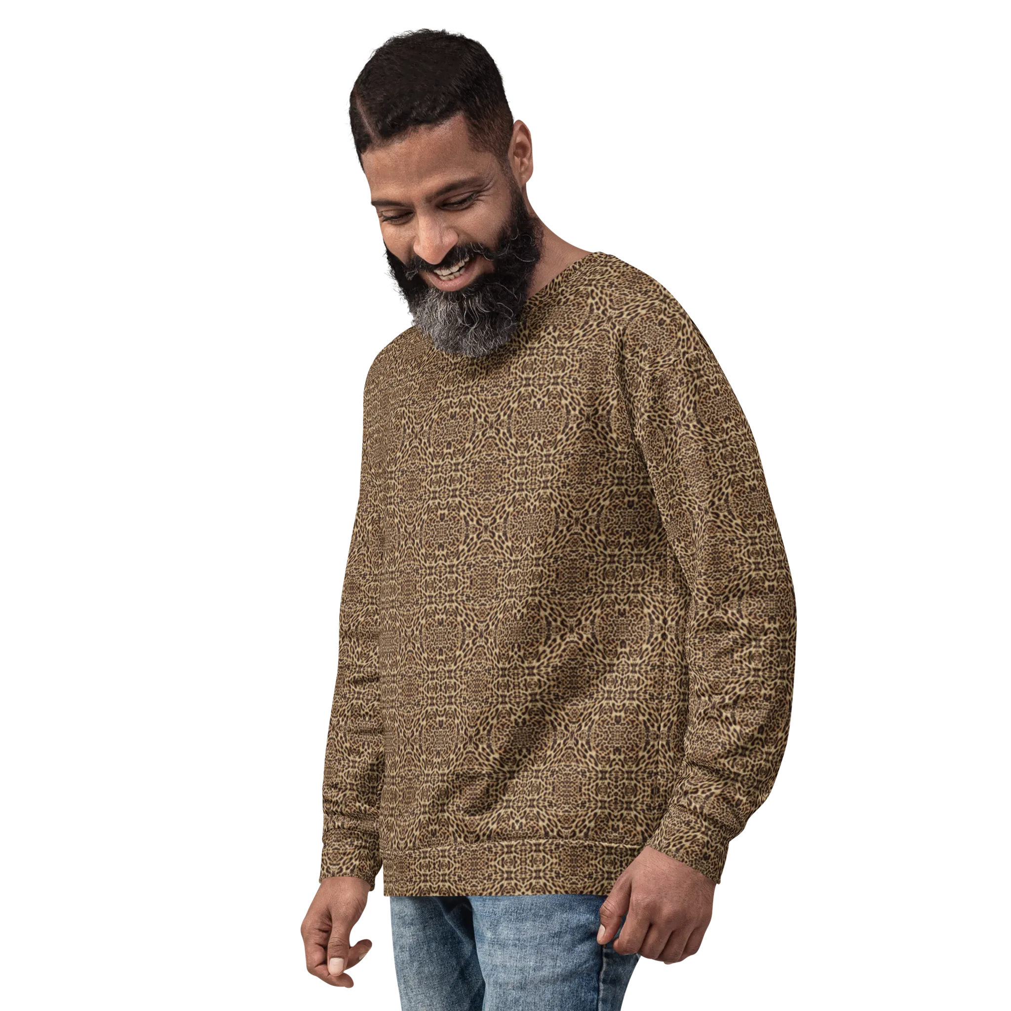 Recursia Contemplative Jaguar II Men's Sweatshirt
