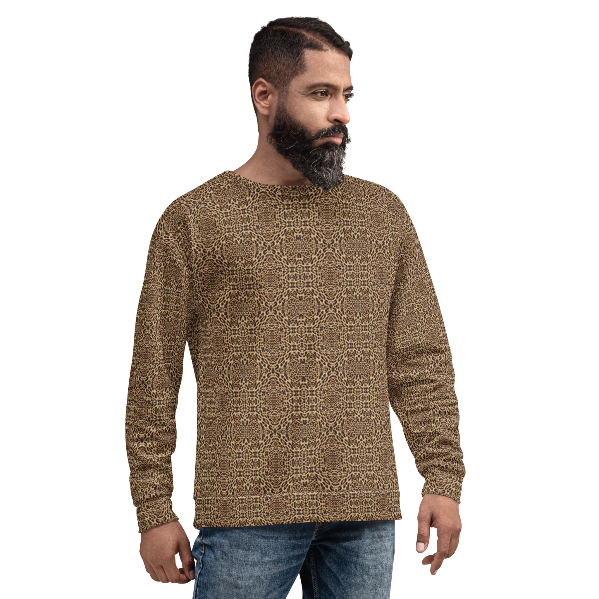 Recursia Contemplative Jaguar II Men's Sweatshirt