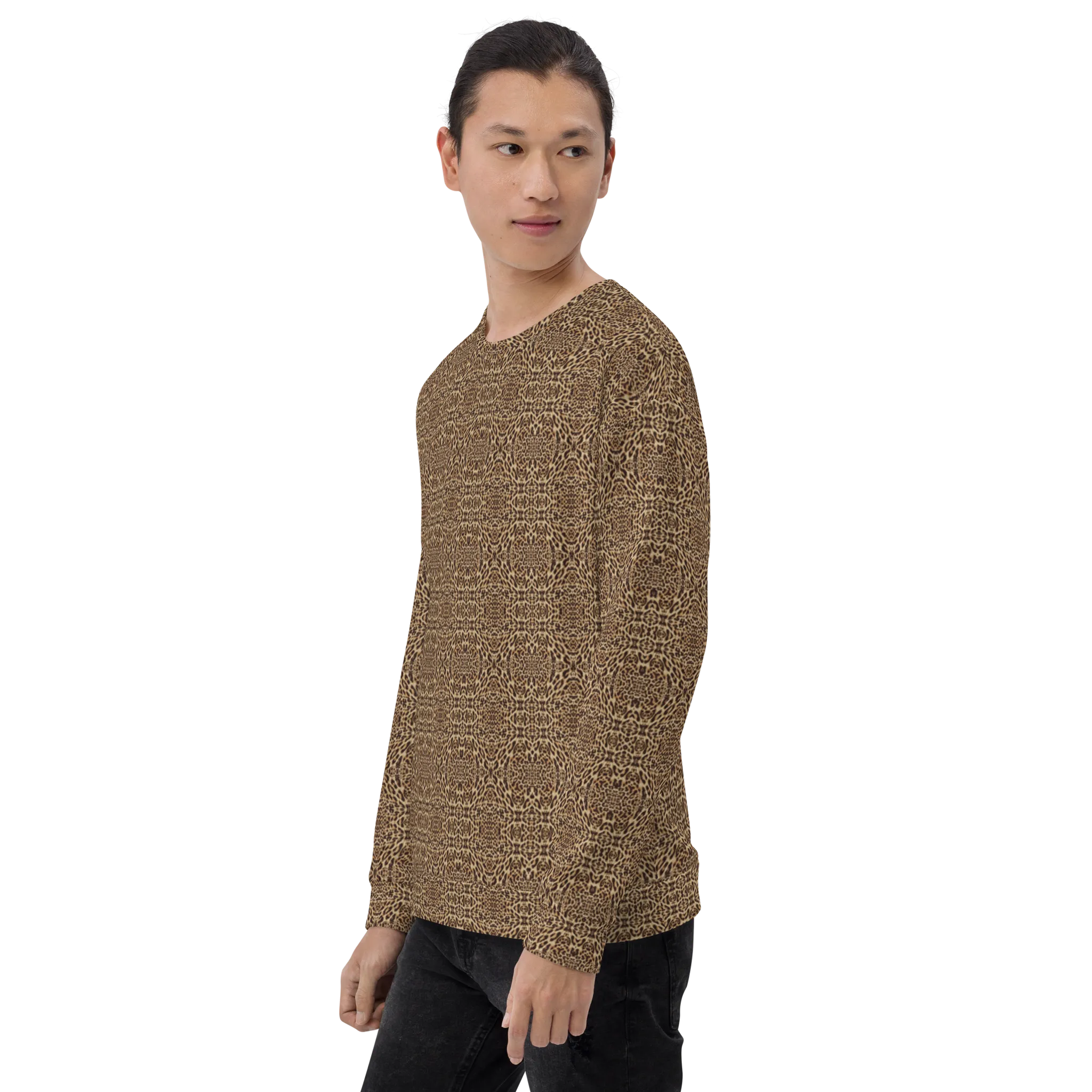 Recursia Contemplative Jaguar II Men's Sweatshirt