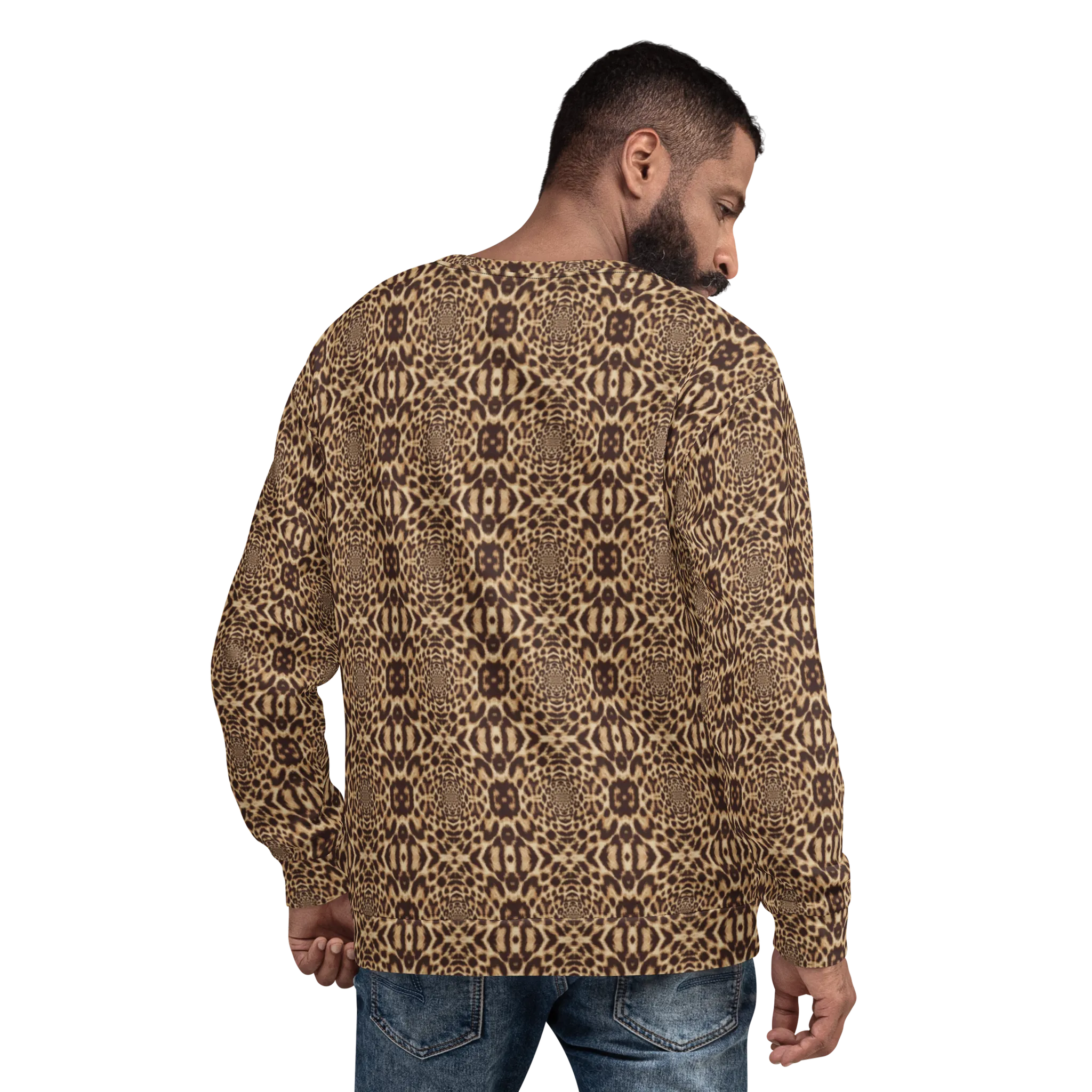 Recursia Contemplative Jaguar Men's Sweatshirt