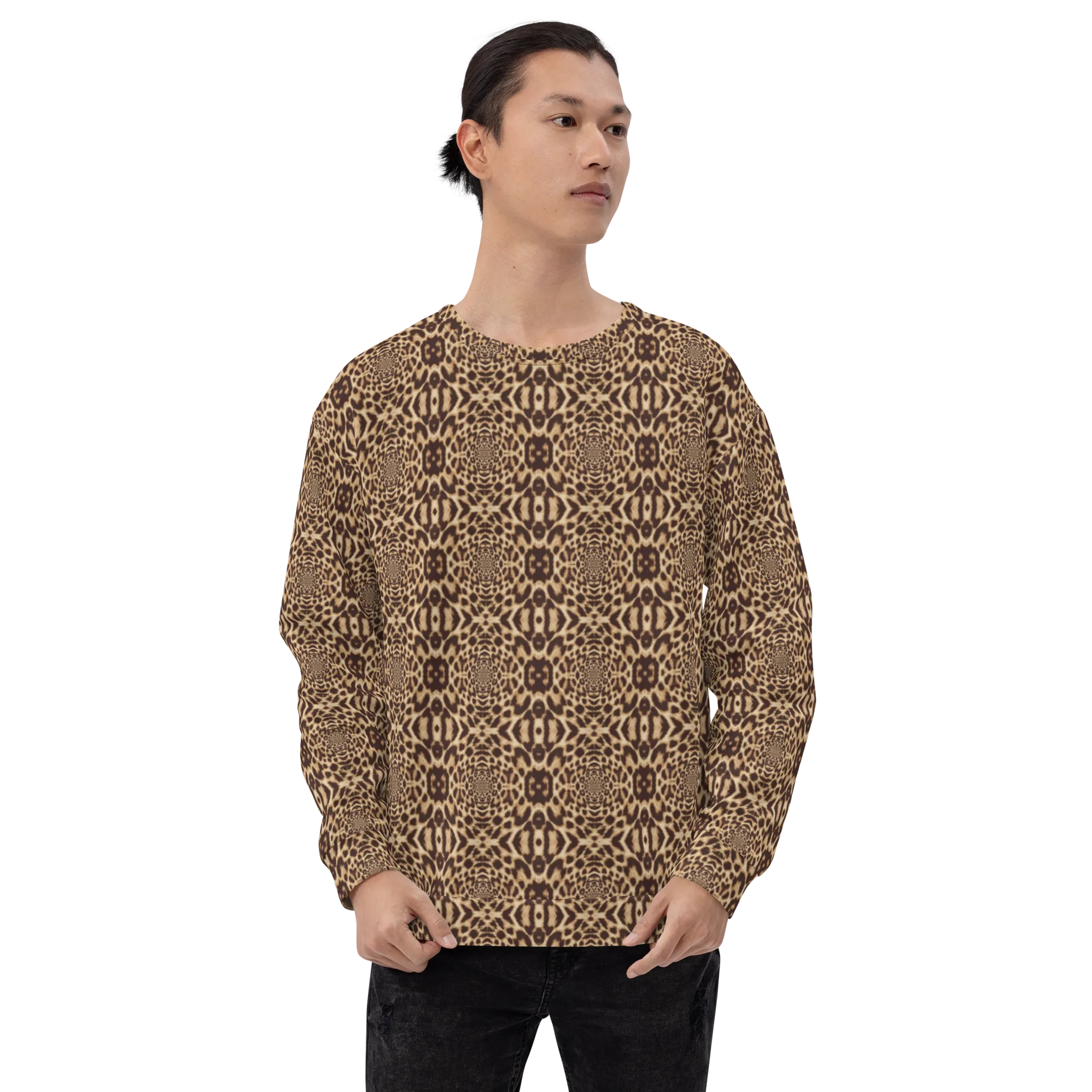 Recursia Contemplative Jaguar Men's Sweatshirt