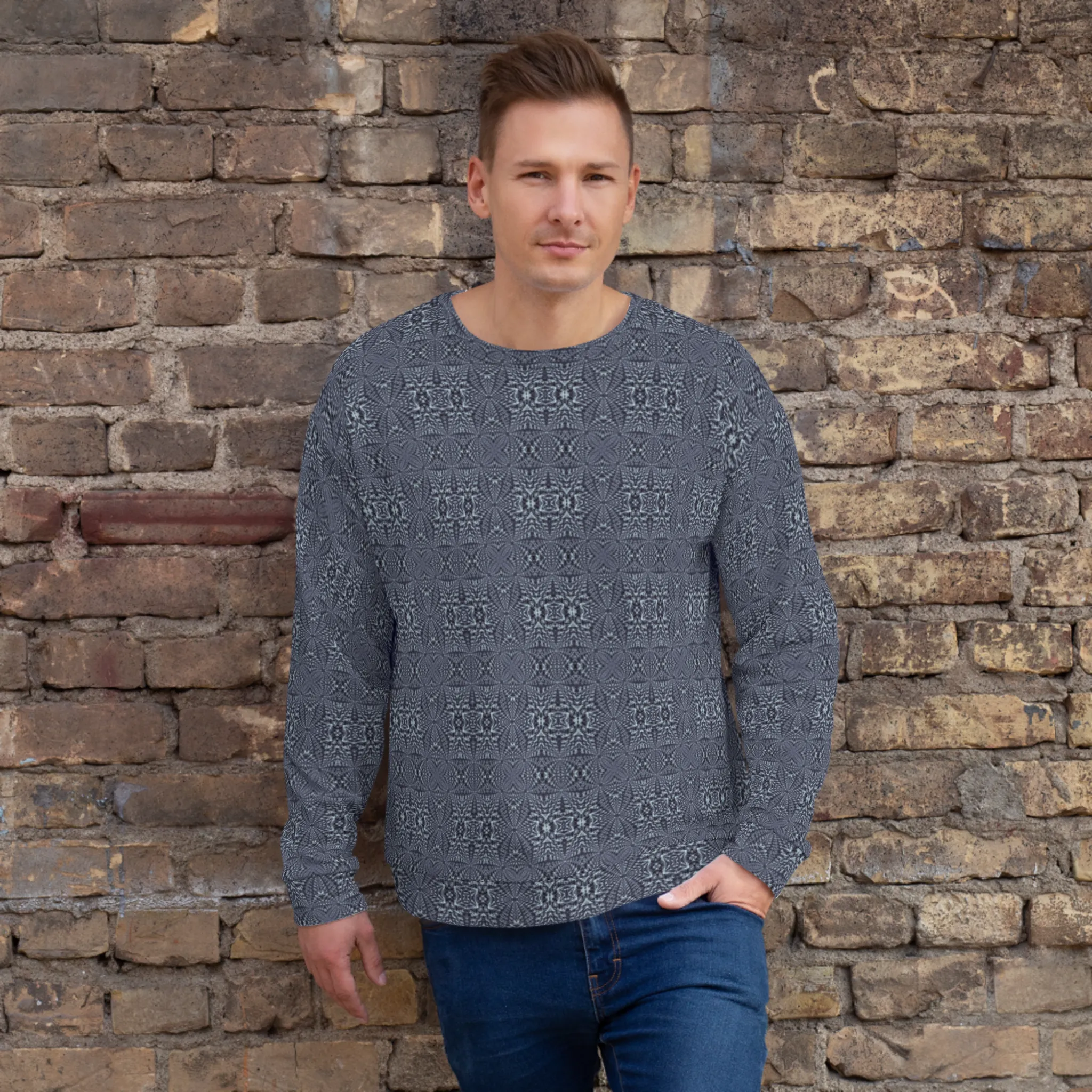 Recursia Fabrique Unknown I Men's Sweatshirt In Blue