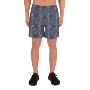 Recursia Illusions Game Men's Athletic Shorts In Blue