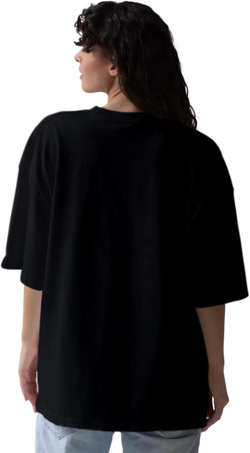 Statue Anime Oversized T-Shirts for Women, 100% Cotton T-Shirts, Perfect for Casual Wear & Gifting | WB.6.43